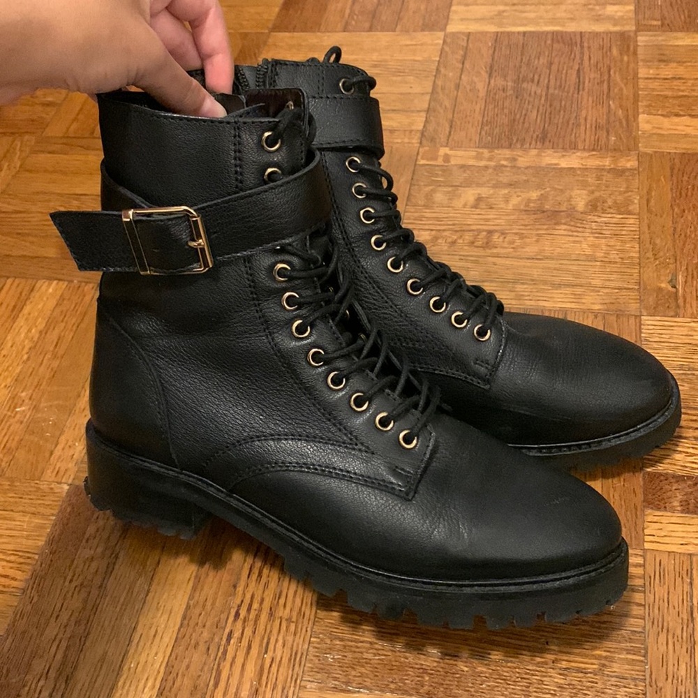 Black boots nasty gal
